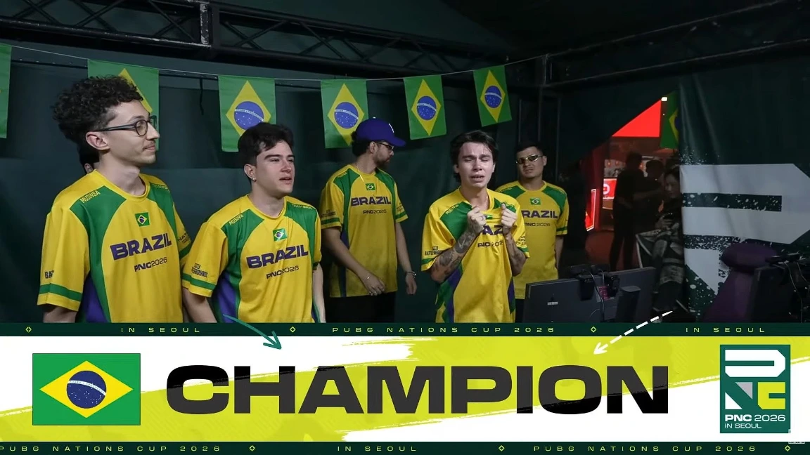 Brazil wins PUBG Nations Cup 2026 with Sparkingg, bielmtcalmo, Tny7 and zkraken
