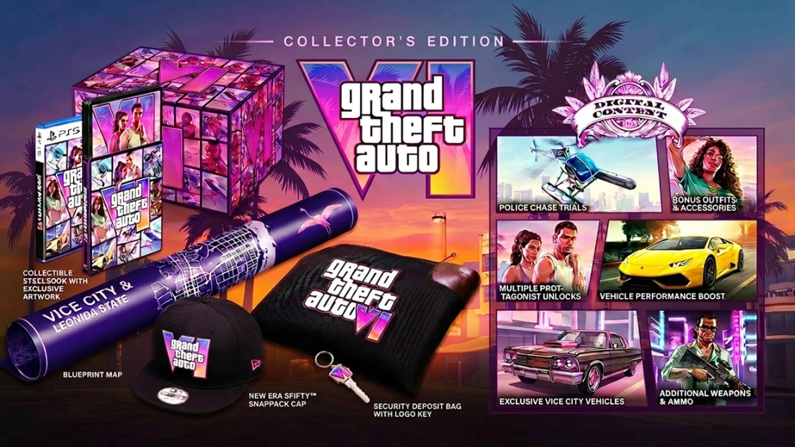 GTA VI Collector's Edition appears listed at €199.99 ahead of pre-orders